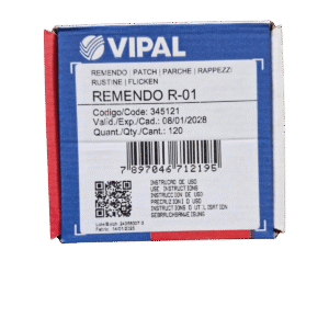 Remendo a Frio R-01 Vipal (40mm) Caixa Com 120 unidades